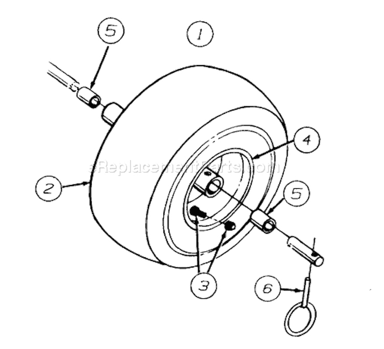 Page F Diagram and Parts List for 1995 Yard Man Snow Blower